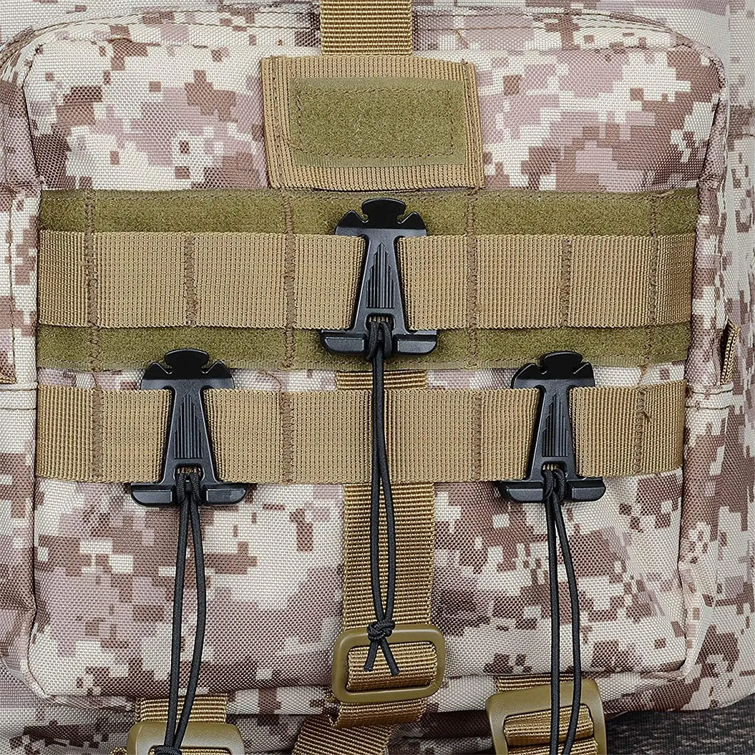 10 шт. веб MOLLE на открытом воздухе Выживание рюкзак аксессуары Dominators с вставку