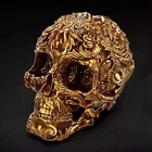 3D Трехмерная рельефная силиконовая форма в виде цветка, черепа, форма для изготовления свечей, смолы, форма для украшения шоколадного торта, форма для еды