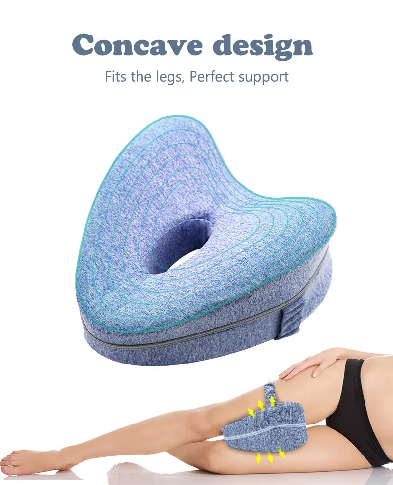 Подушка в форме сердца из пены с эффектом памяти подушка для ног Ортопедическая
