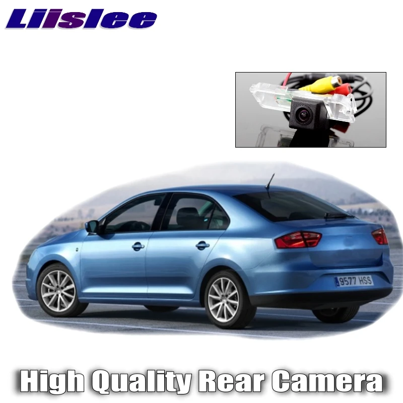 

LiisLee Автомобильная камера заднего вида для SEAT Toledo NH MK4 2012 ~ 2018 ночного видения HD Водонепроницаемая специализированная камера заднего вида