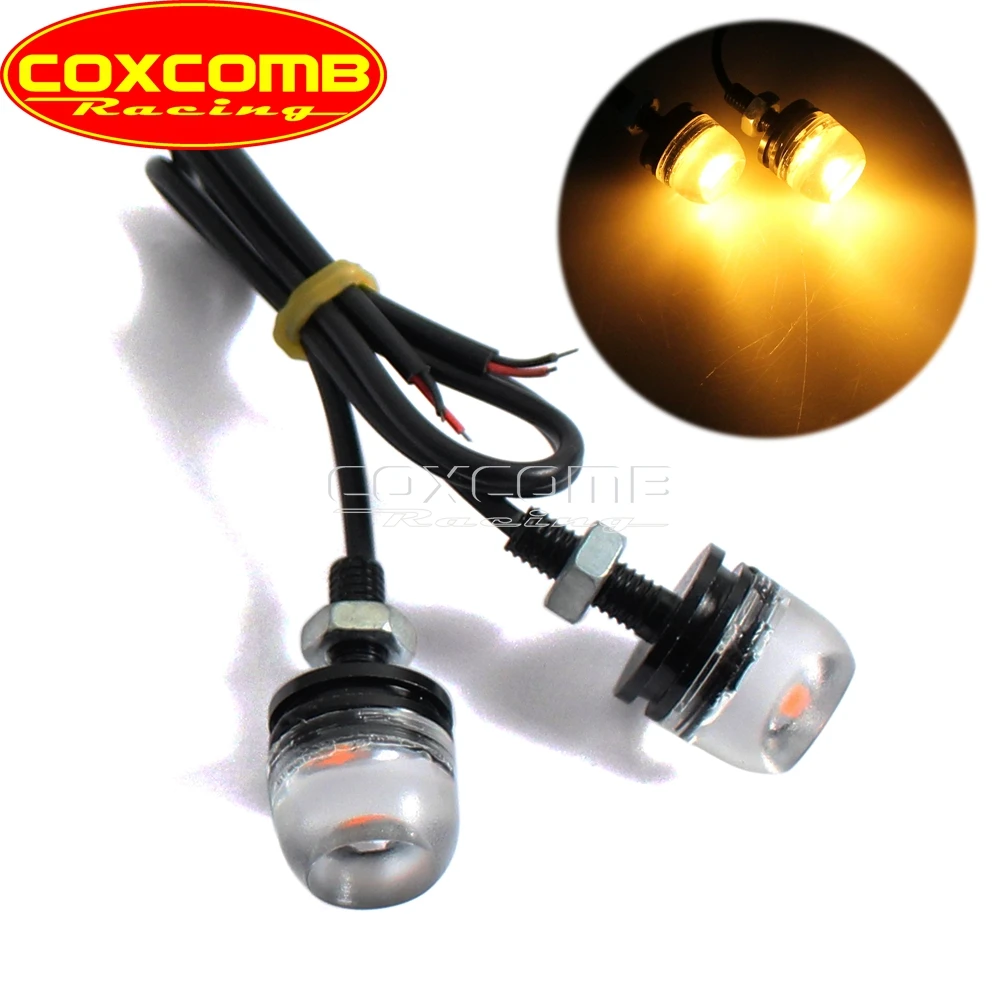 

9 Вт 12 в SMD Светодиодная лампа для номерного знака Болт Винт мини сигнал поворота Задний тормозной сигнал Лампа для Harley Honda Yamaha Suzuki Kawasaki грузо...