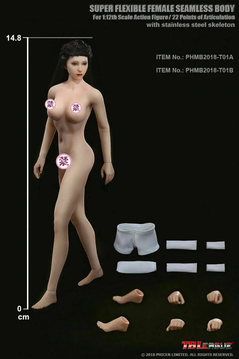TBLeague 1/12 женский Suntan Body Phicen бесшовная фигурка Модель Кукла PHMB2018-T01B девушка женская фигура тело