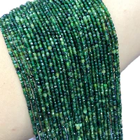 fine aaaa natural stone green tourmaline unique square gemstone beads for jewelry making diy bracelet necklace 2 5 3mm 15
