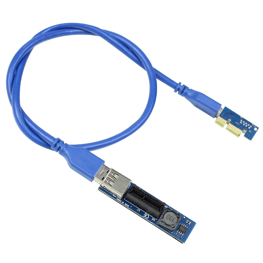 Адаптер расширения PCI-E переходник PCI Express USB 3 0 удлинитель PCIE Райзер USB3.0 SATA X1 на Dual X4