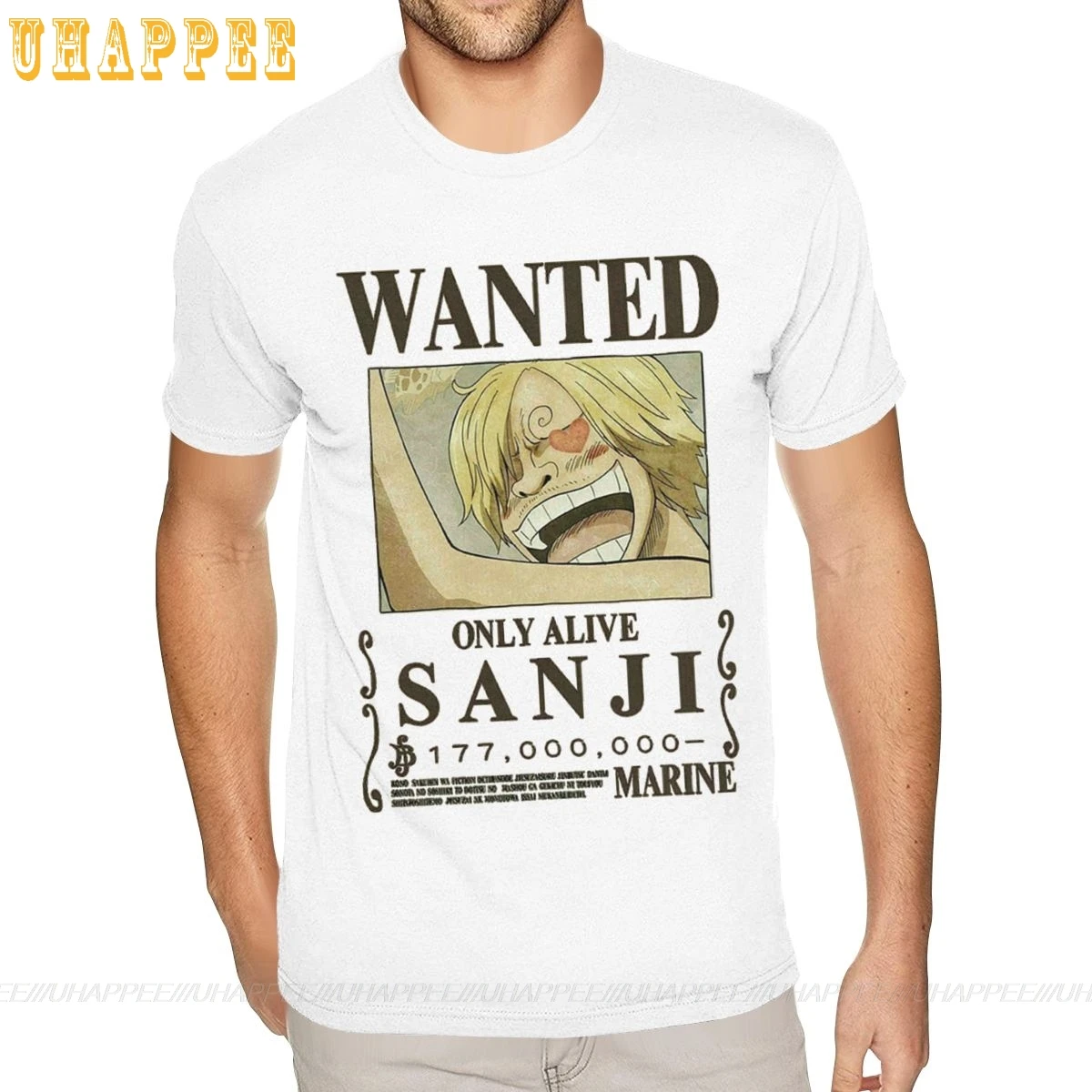 Классные Футболки Bounty Sanji Want цельнокроеные Графические футболки мужские размера