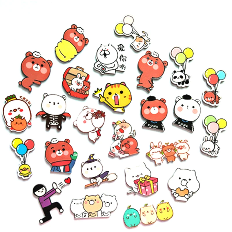 Рождественский мультфильм милый Мишка Тедди воздушный шар животные акриловые