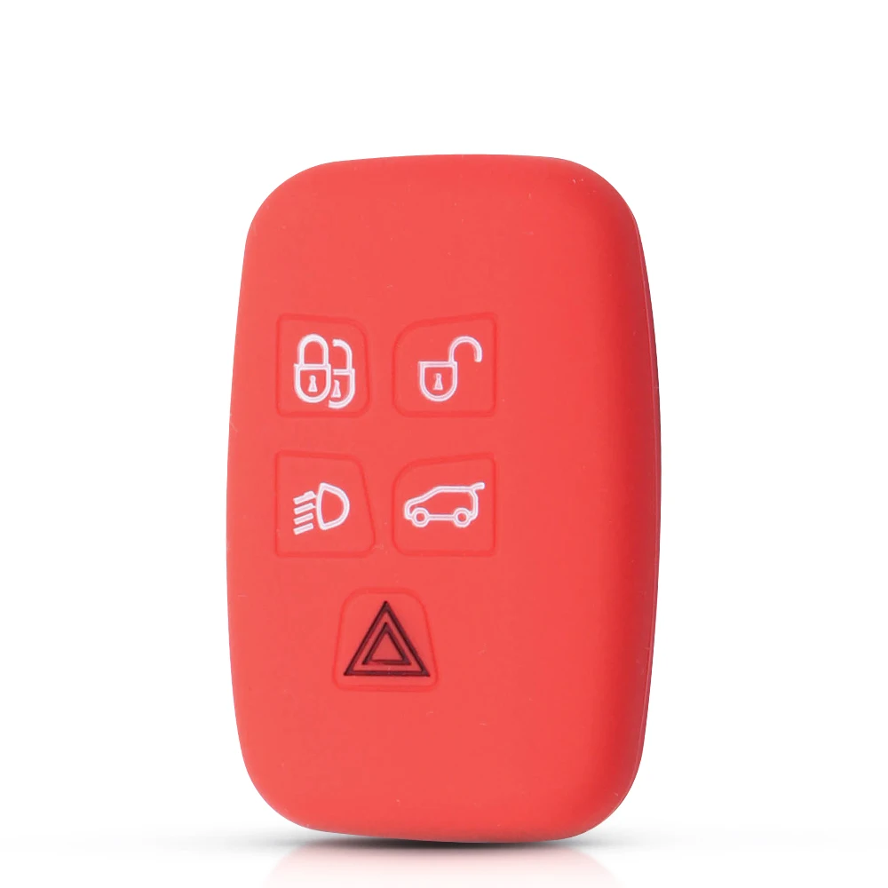 KEYYOU силиконовый чехол для ключей от машины Land Rover Discovery 4 Freelander 3 Range Sport Evoque Vogue Remote 5