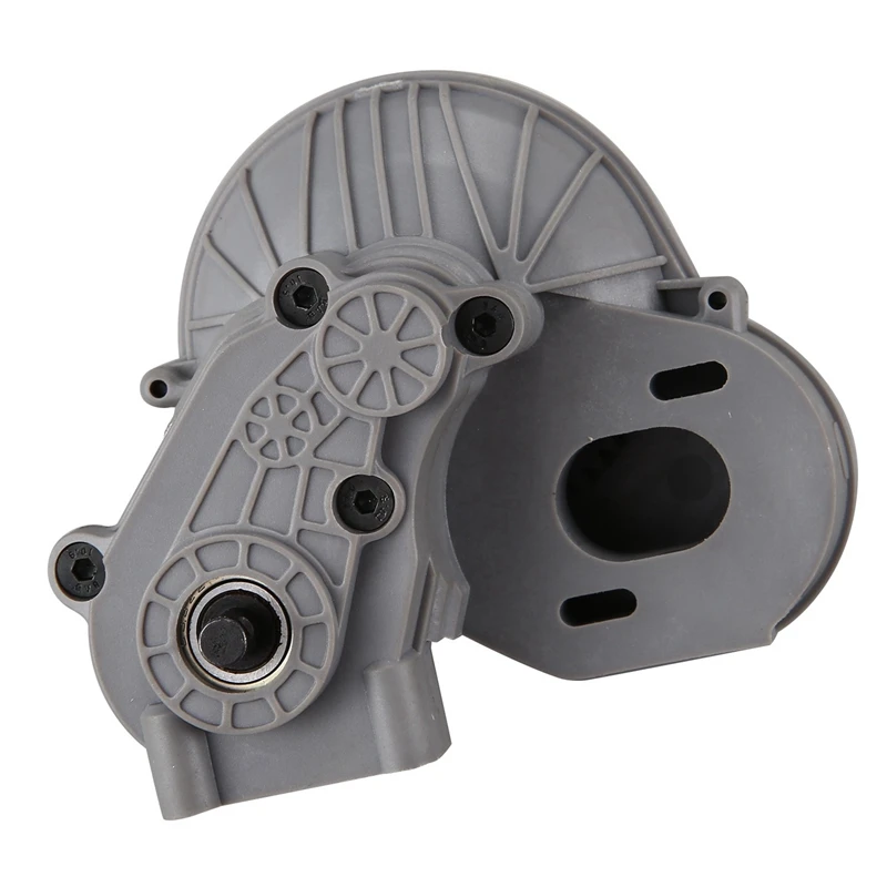 

2 Set RC Car Part: 1 Set Complete SCX10 Gearbox Transmission Box with Metal Gear & 1 Set Metal Side Pedal