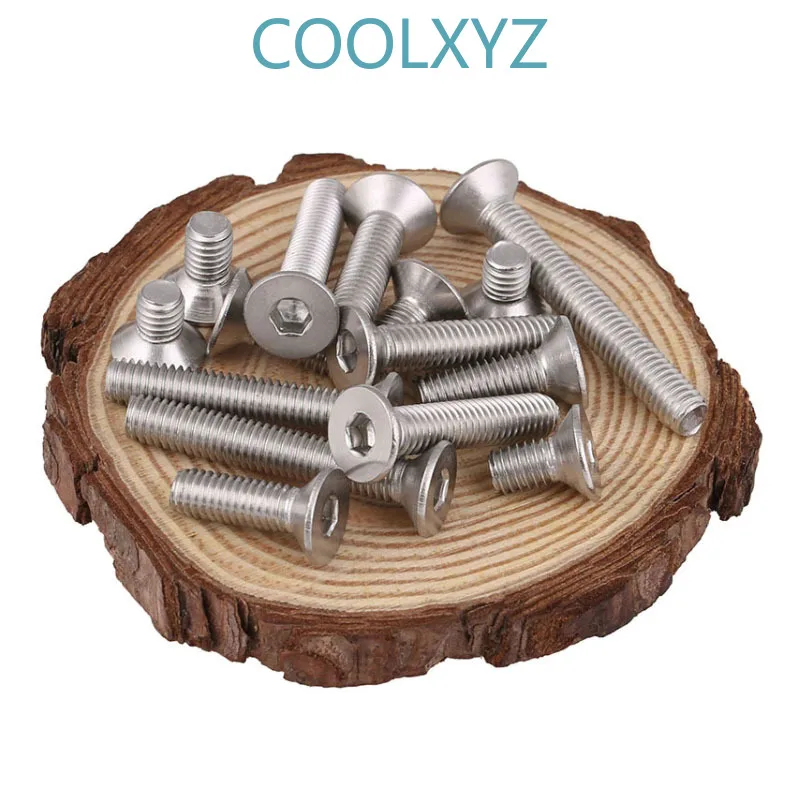 304 нержавеющая сталь Шестигранная розетка с плоской головкой машина винт