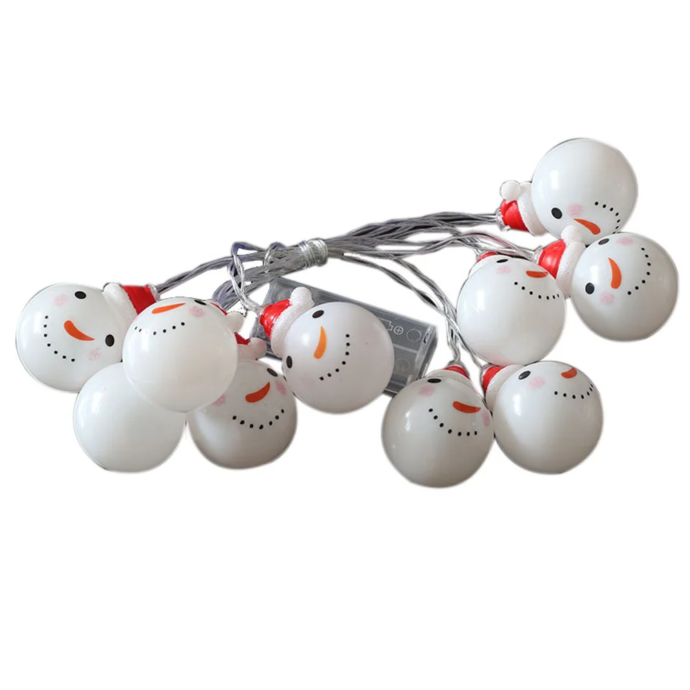 

1m/2m/3m Lovely Santa Claus LED String Lights Battery Powered Christmas Snowman Fairy Lights for Christmas Tree New Year Decor