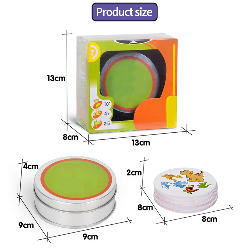 

Educational Cards Parent-Child Paper Board Interactive Game Flash Card Baby Learning English table game family fun poker game