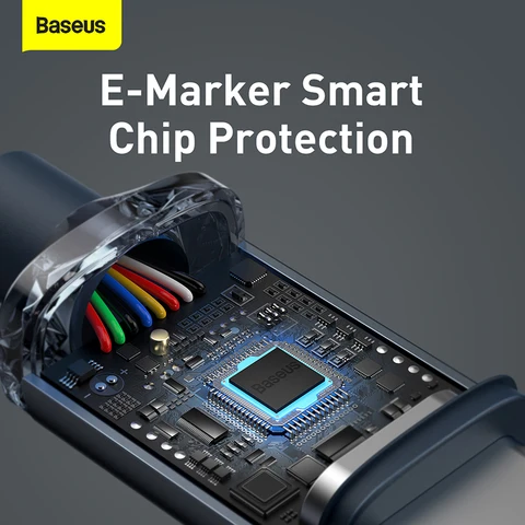 Кабель Baseus 100 Вт USB C-Type C для Macbook iPad 5A PD, устройство для быстрой зарядки, USB-кабель для Xiaomi POCO X3 Pro Samsung Huawei