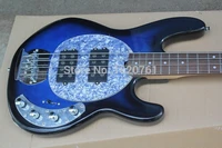 guitar high quality sabre active pickup ernie ball sting ray blue 4 string bass guitar 140424