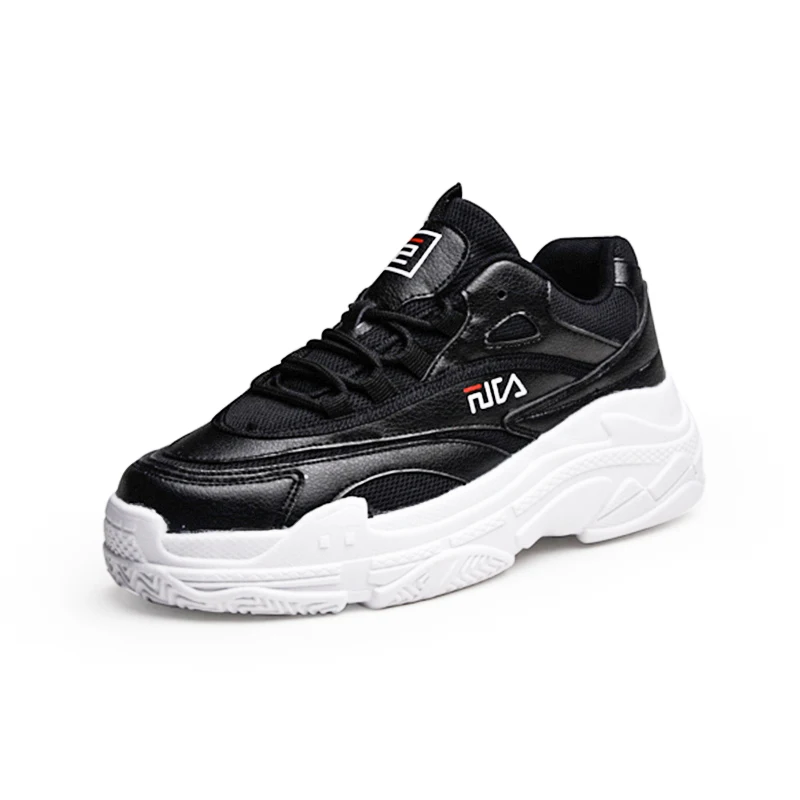Black sneakers Новая брендовая спортивная обувь для мужчин воздухопроницаемые сетчаты для мужчин кроссовки цвет черный белый Спортивная мужская обувь Легкие уличные Прогулочные кроссовки - Цвет: Black sneakers