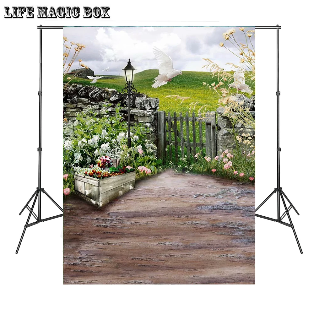 LIFE MAGIC BOX Flower Живописный фон Виниловый для фотосъемки на день рождения - купить по