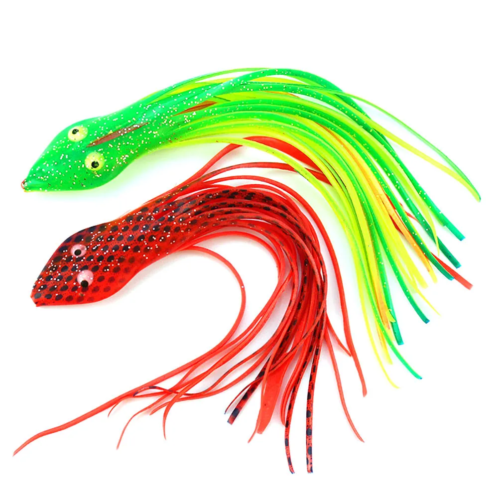 Мягкие Юбки кальмара рыболовные приманки воблеры для рыбной ловли силиконовые