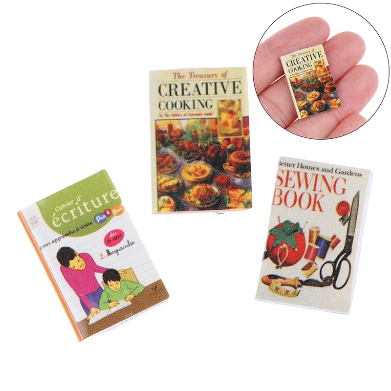 Миниатюрная модель кукольного домика кулинарная книга для обучения блокнот из
