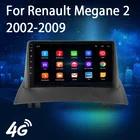 Автомобильный мультимедийный плеер 2 DIN, Android 10, стерео, аудио, радио, 4G, Wi-Fi, GPS, DSP, динамик, Carplay TV MP5 для Renault Megane 2 2002-2009