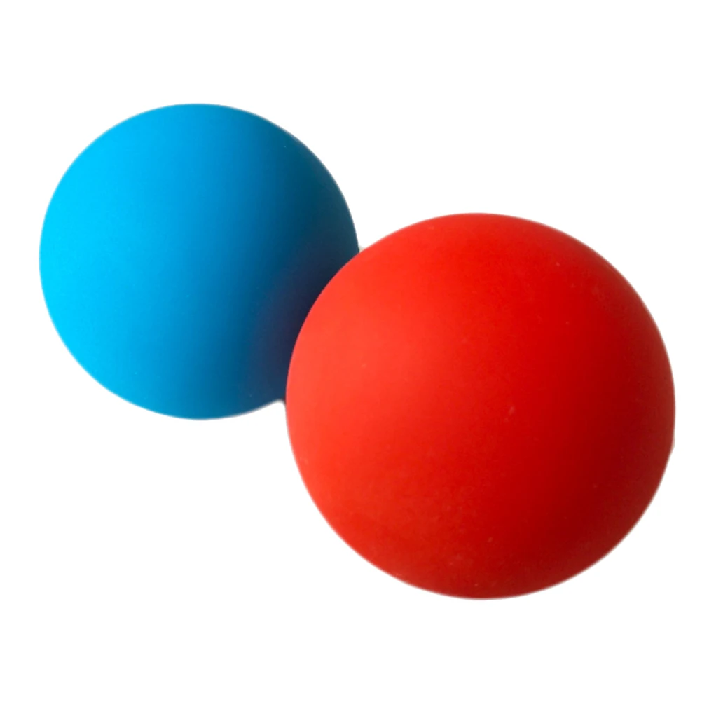 2 шт. массажные шарики физическая силиконовая боль рельефная мышца роликовый