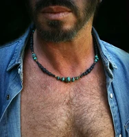black and turquoise mens jewelry bohemian jewelry for man mens turquoise jewelry masculine jewelry