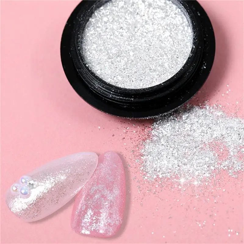 Светоотражающая изюминка Стекло ногтей порошок пыли блеск пигмент с