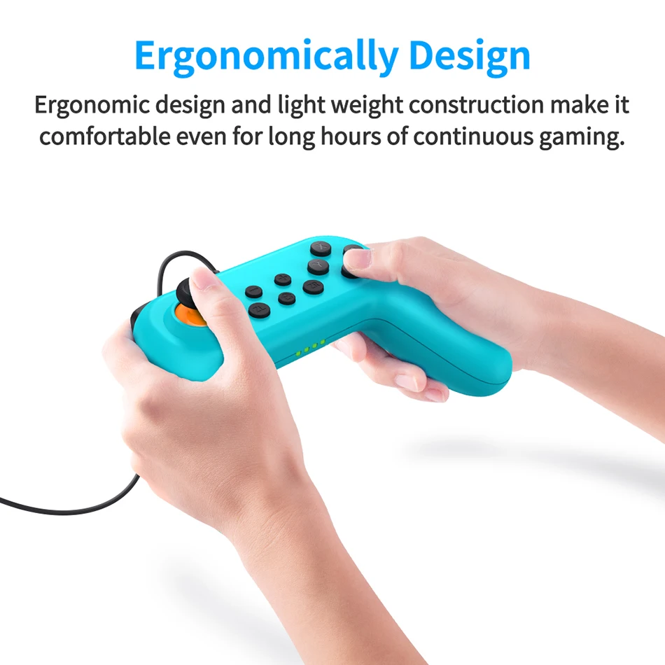 OIVO Wired Controllers for Nintendo Switch Gamepad Bule and Red Joypad Vibration Console Joystick PC Game | Электроника