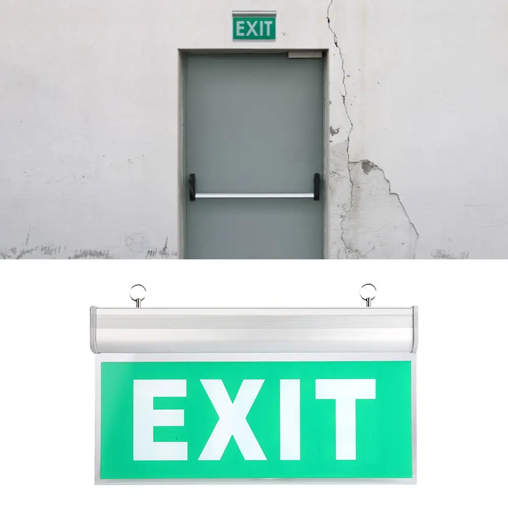 Светодиодный индикатор Безопасности подсветка аварийного выхода световой 110 220 В