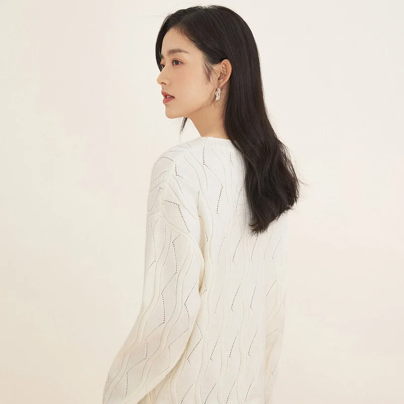 Женский свитер INMAN осенне-зимний Повседневный милый элегантный Свободный