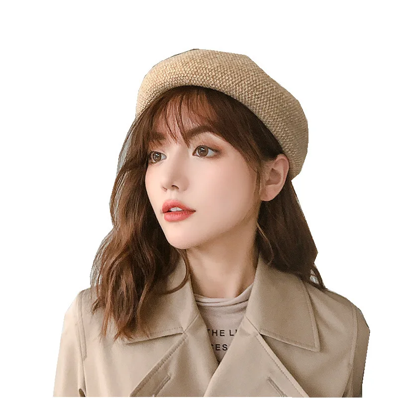 

Beret Female Autumn Winter Cap Warm Lady Beret Boina Hombre Boina Masculina Sombrero Winter Cap Women Czapka Dla Dziewczynki