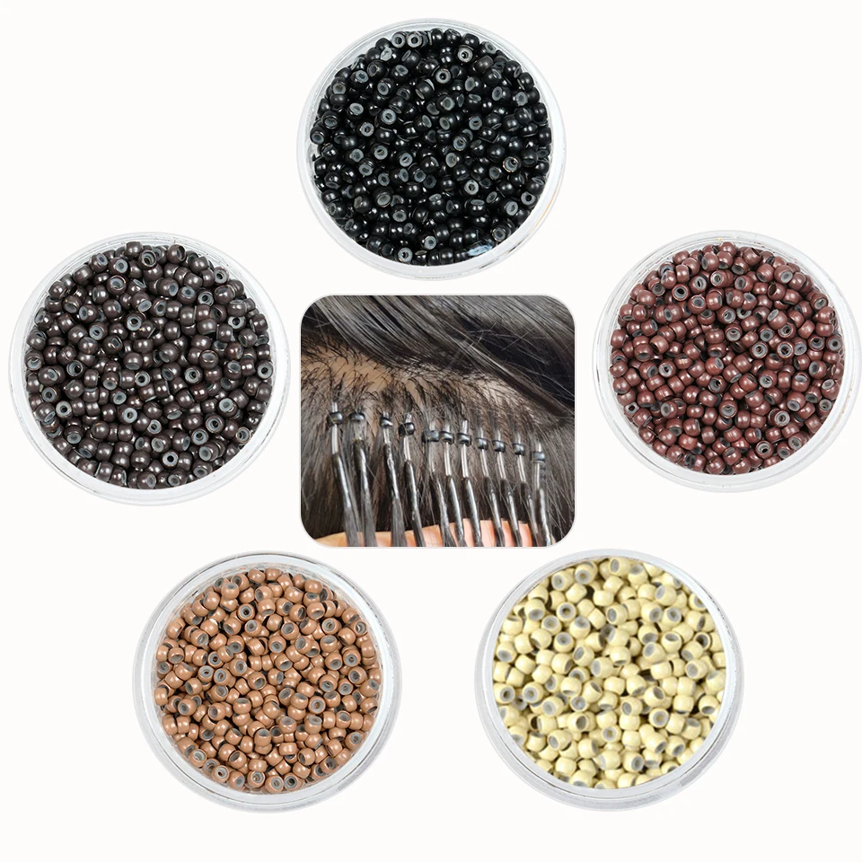 1000 шт. 3 0 мм нано-кольцо медное Силиконовое искусственное кольцо для волос