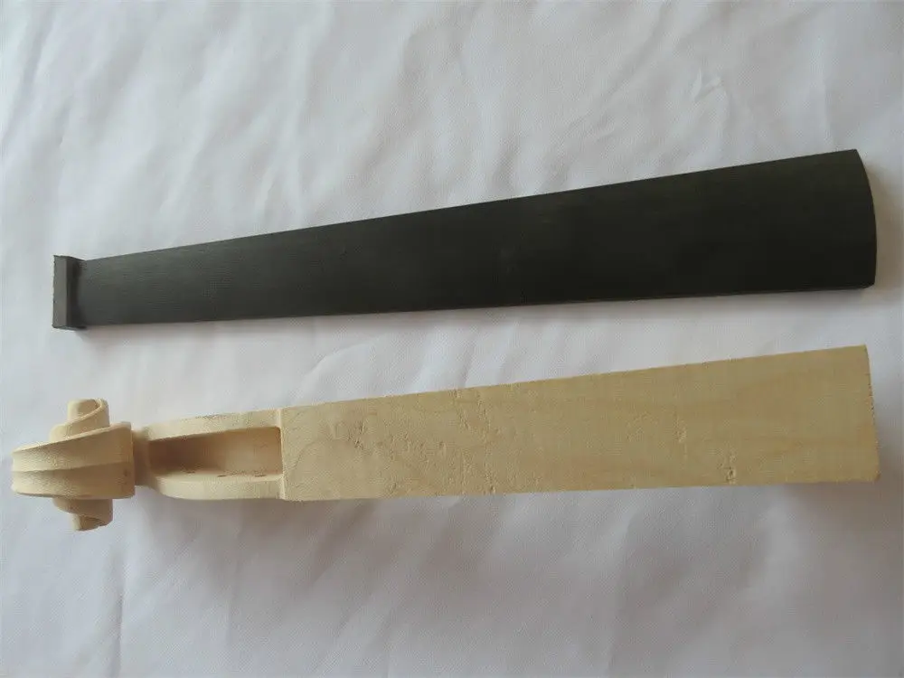 1 шт. высокое качество ручная резьба кленовый белый вырез Виола 16 дюймов с черным