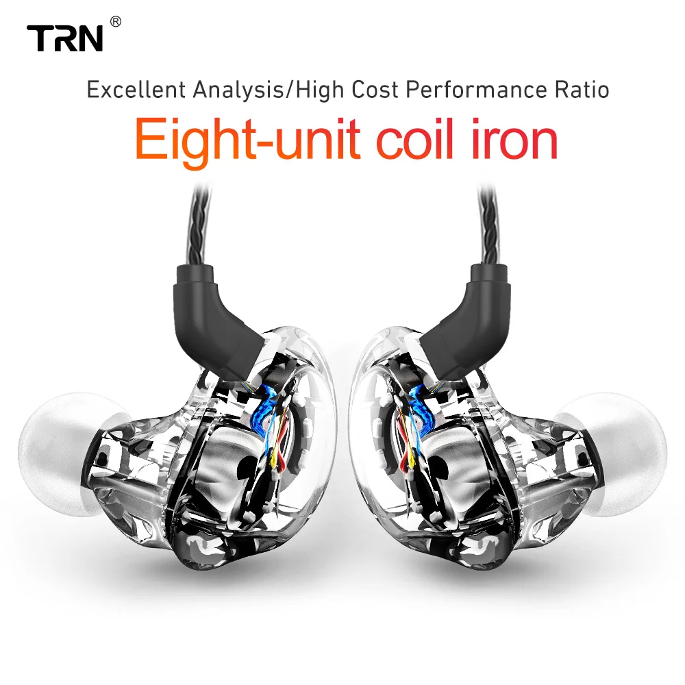 TRN V10 2DD+ 2BA гибридные наушники в ухо HIFI DJ монитор для бега спортивные наушники гарнитура V20 V80 V30 AS10 N1 T2