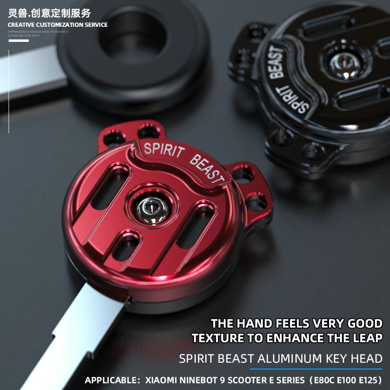 

SPIRIT BEAST Motorcycle Key Cover Mount Accessories For Ninebot 9 Scooter E80C E100 E125 Key Shell Protection Key Case