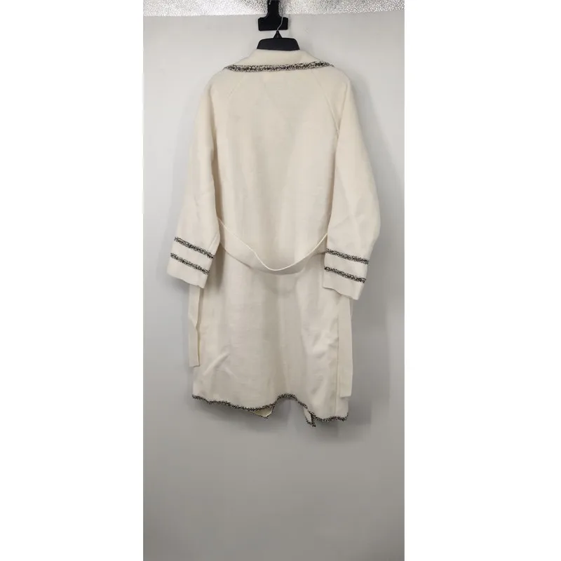 

Women Sweater Bandage Long Knitted Sweater Fashion Knitted Tops Fashion Patchwork Autumn Winter Knitting Sweaters Coats 2021 New