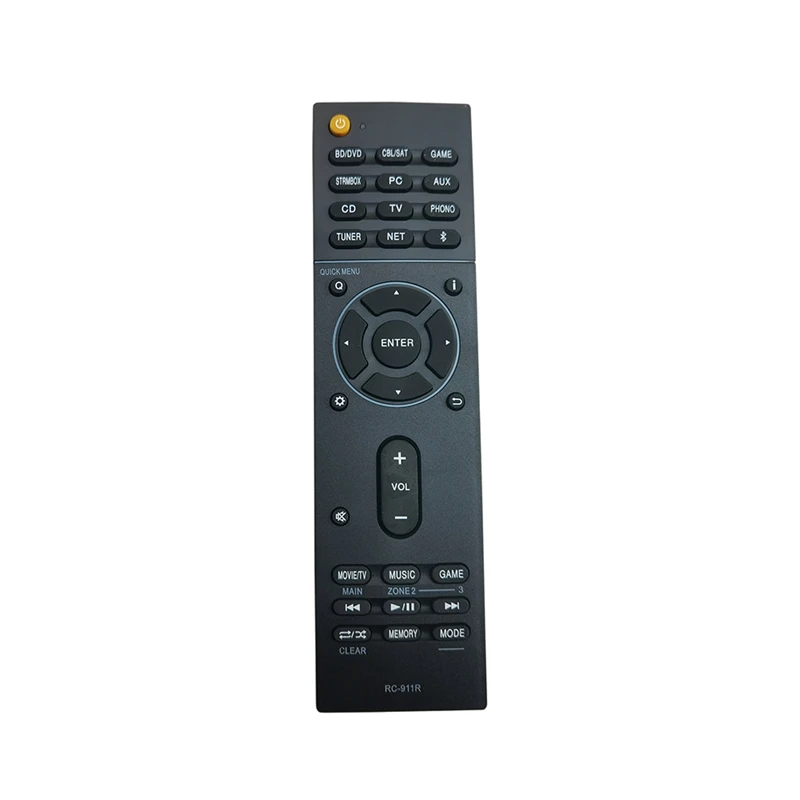 

Replace RC-911R Remote Control Onkyo AV Stereo Receiver TX-NR578 TX-DS787 TX-NR777 TX-NR686 HT-S7805 TX-RZ720