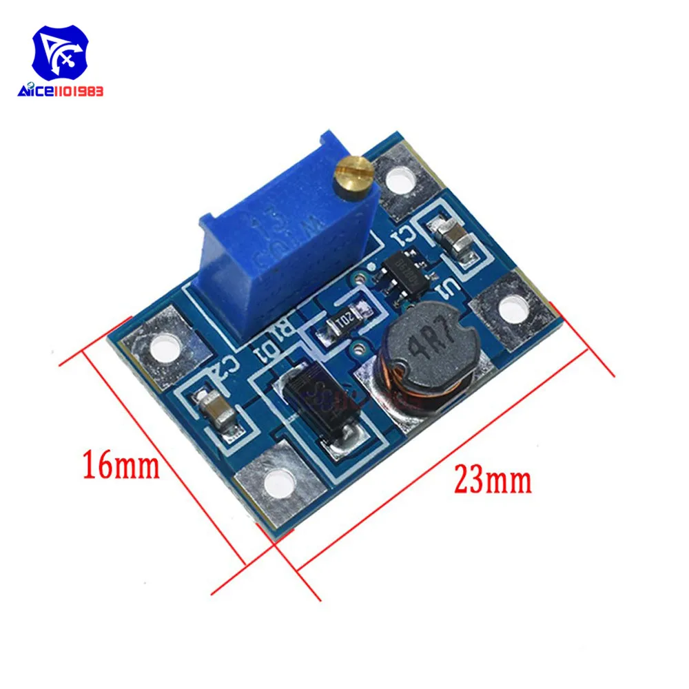 Потенциометр для триммера Arduino Регулируемый Модуль преобразователя размеры 5