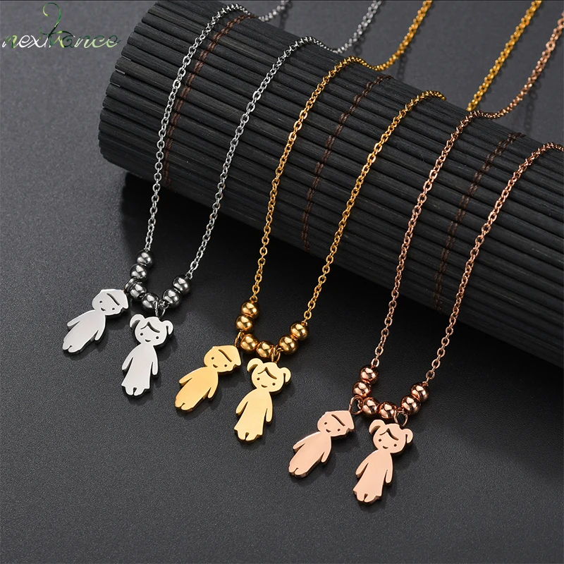 Nextvance из нержавеющей стали на заказ выгравированное имя ожерелье может выбрать