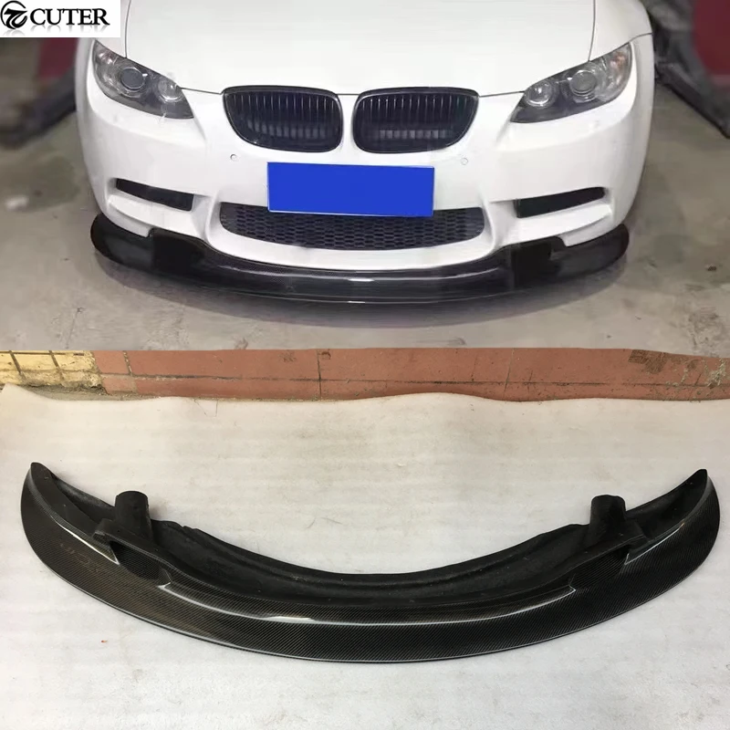 E92 E93 M3 GT4 стильный сплиттер для переднего бампера из углеродного волокна Bmw