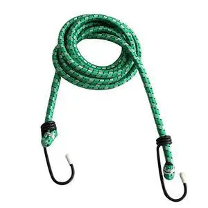 

1.5M 1 Stretch Car Luggage Roof Rack Strap Hooks lightweight Bikes Rope Tie Elastic Bungee Cords Hooks