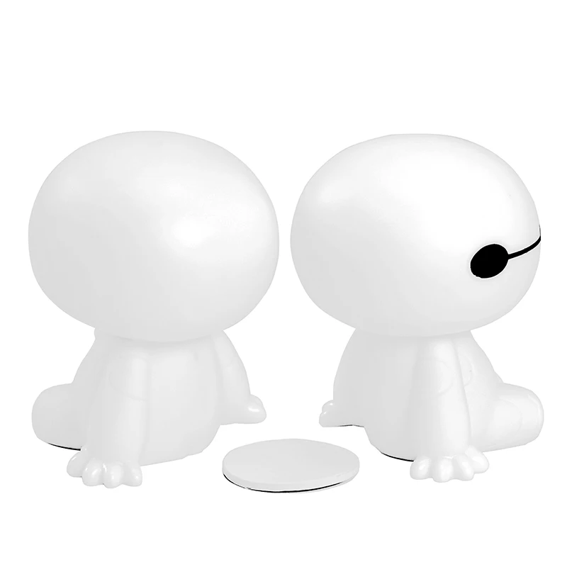 Автомобиль орнамент робот Baymax качающаяся голова фигурка кукла автомобиль Интерьер приборной панели декор кивая украшения Симпатичные авто аксессуары