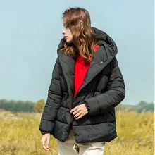 Женская теплая куртка на пуговицах Johnature однотонная свободная
