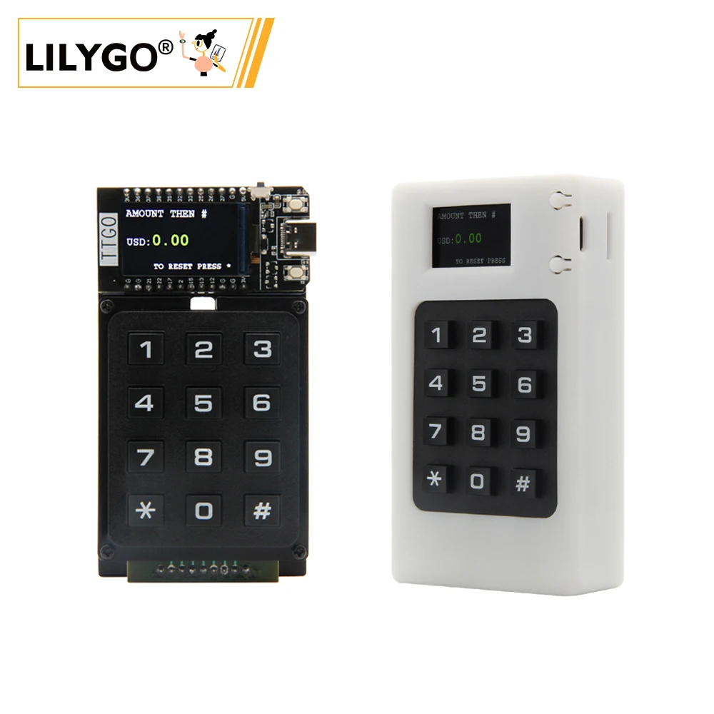Módulo sem Fio Placa de Desenvolvimento Lilygo® Ttgo T-display Keyboard Esp32 1.14 Polegada Display Lcd Controlador Wifi Bluetooth Kit