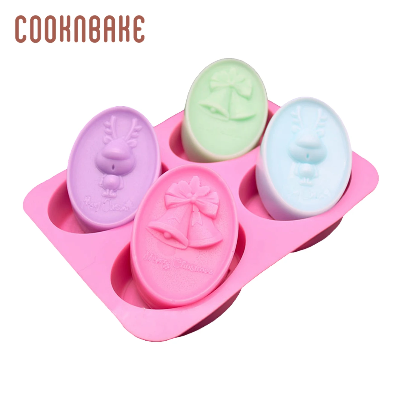 COOKNBAKE 4 полости искусственная силиконовая форма для смолы гипсовая свеча