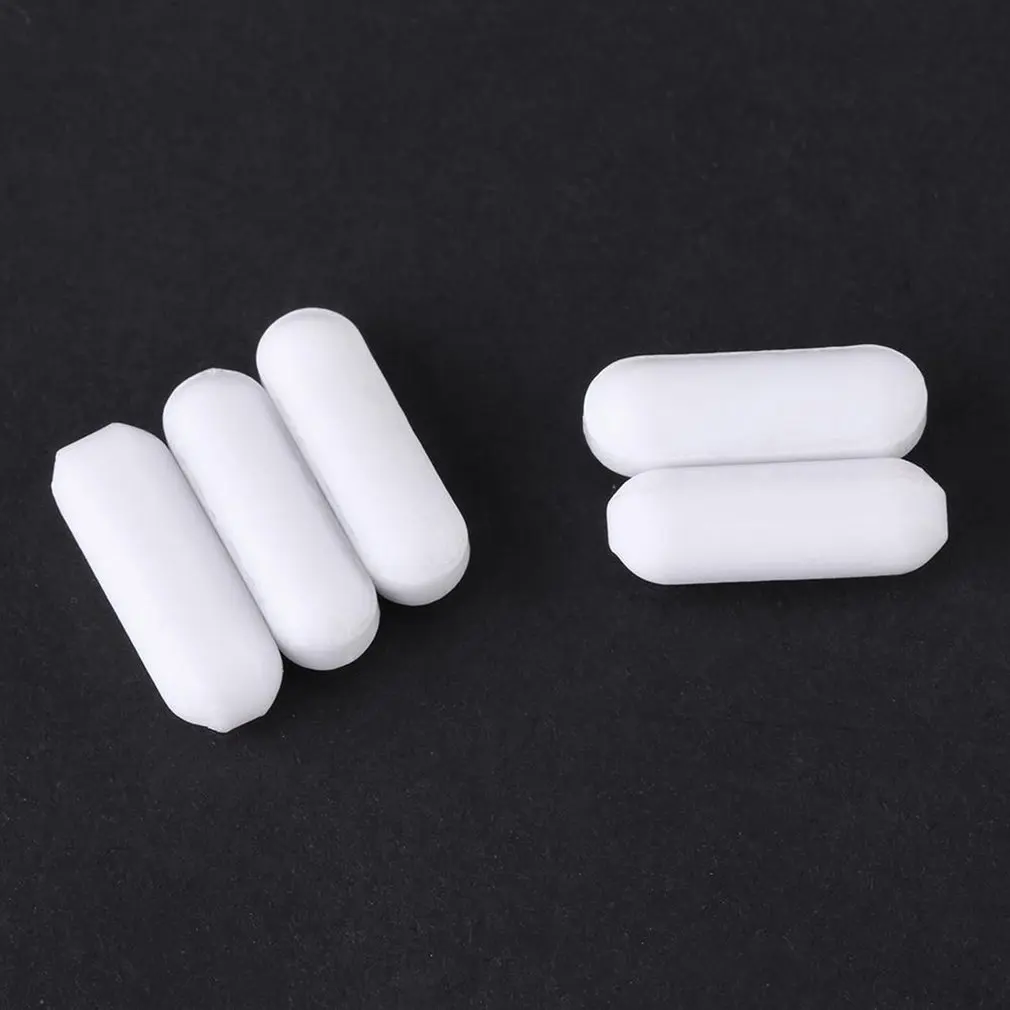 

5pcs PTFE Magnetic Stirrer Mixer Stir Bars Cylindrical Type-C Magneton Stirring Corrosion Resistant Spin Bars Fluoroplastic Rod