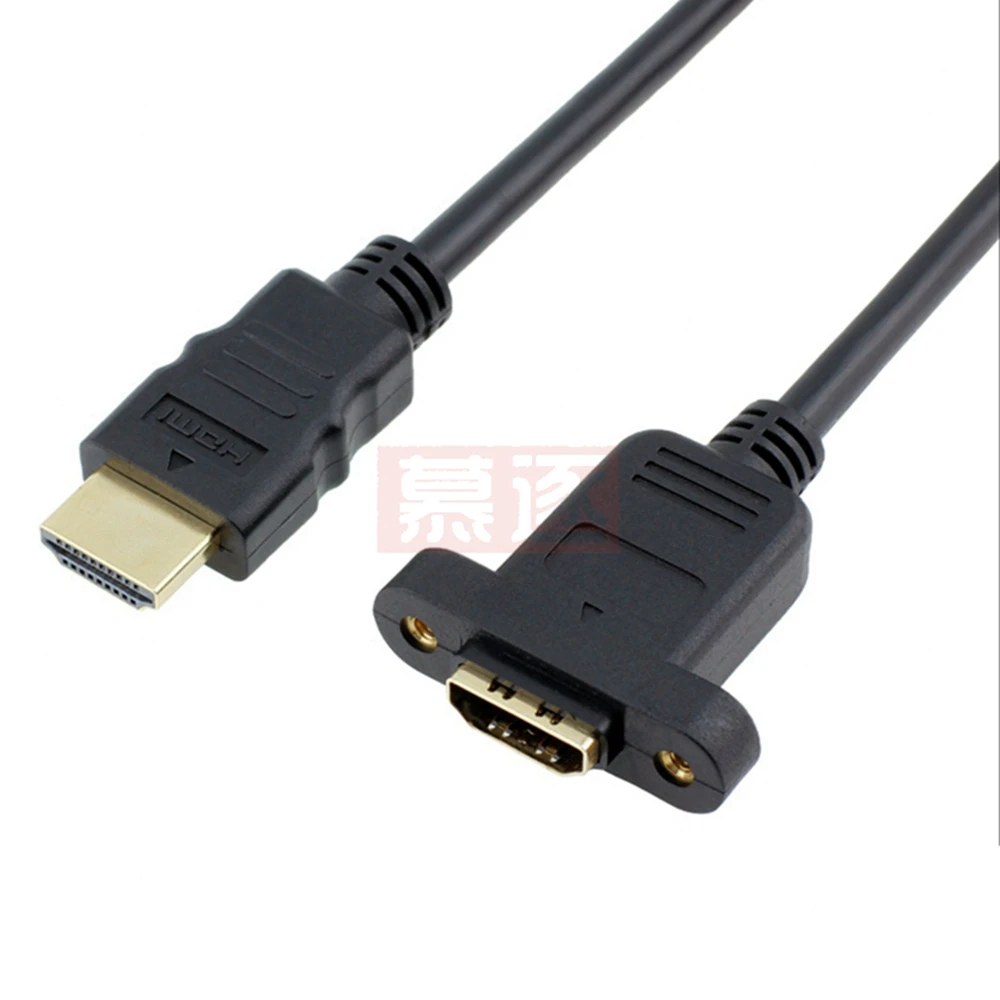 Высокая Скорость совместимому с HDMI Мужской к женскому удлинитель Ethernet золото