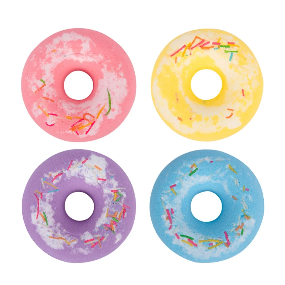 

4pcs Handmade Bath Bombs Bubble Bath Bomb Set Essential Oil Fizzy Spa Moisturize Dry Skin for Women Girls