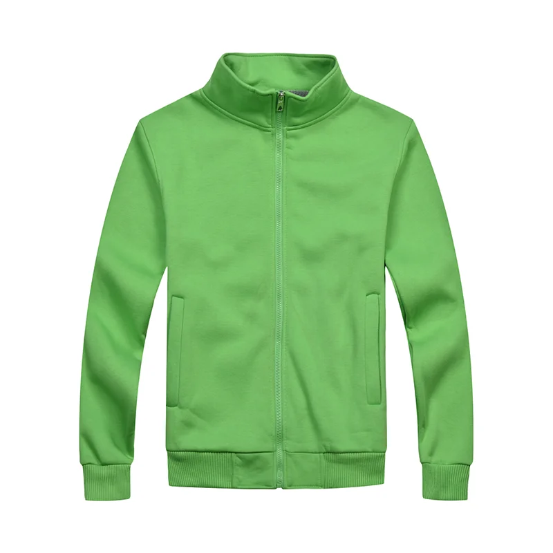 Куртка на молнии с воротником-стойкой мужские топы индивидуальным логотипом и