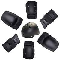 7pcsset roller skating wrist knee elbow protect skateboarding riding pads protection adjustable outdoor sports safety guard