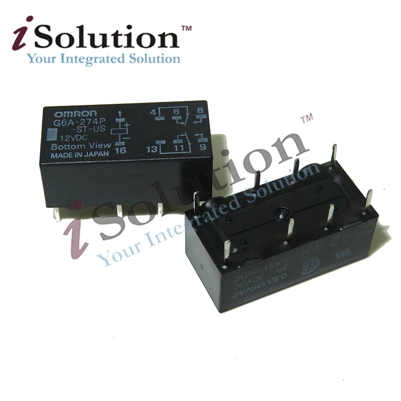 Оригинальное реле G6A-274P-ST-US-12VDC G6A-274P-ST-US-24VDC 2A 8-контактное мощности | Строительство