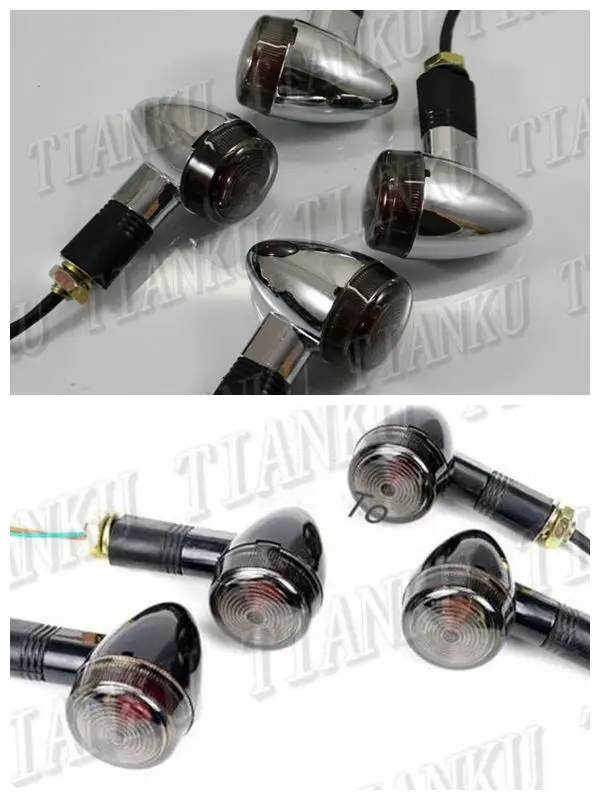 Передние и задние Сигналы поворота Bullet для Kawasaki Vulcan Classic VN 400 VN500 VN800 900 1200 1500 1600 2000